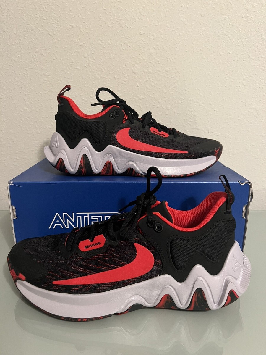 Nike Giannis Immortality 2 Basketball Shoes Black Red Mens  display picture 2