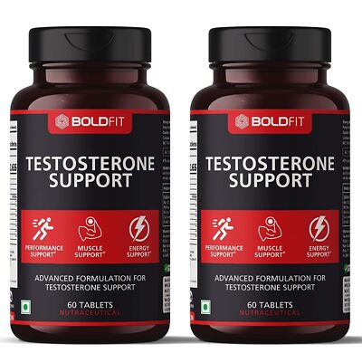 Boldfit Testosterone Booster Supplement for Men's  stamina & Testo Power 120 tab