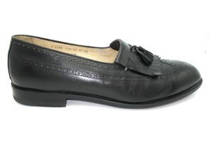 Rockport-Black-Leather-Kiltie-Tassel-Brogue-Dress-Loafer-Shoes-Men-11-5-EE-Italy