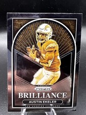 2022 Panini Prizm Football Austin Ekeler Brilliance B-15 Silver Holo Insert LA