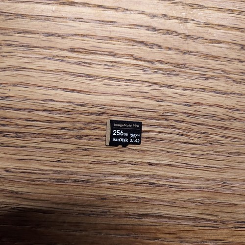 256GB Sandisk Imagemate Pro Micro SD Card