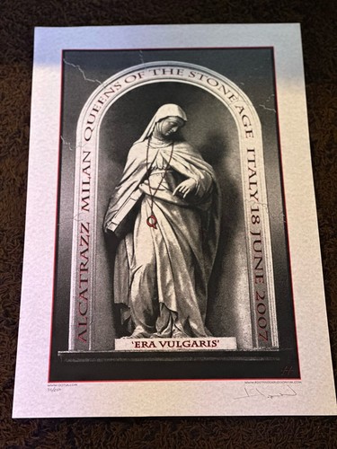 Queens of the Stone Age Concert Poster Milan 2008 Justin Hampton 35/250 - Picture 2 of 4