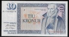 Iceland 10 Kronur 1961 Unc
