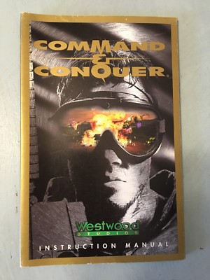 Command and Conquer Gold Instruction Manual (PC, 1995) Westwood Studios ...