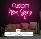 Free Design Personalized Custom Neon Signs Night Light Beer Bar Wall Art Decor