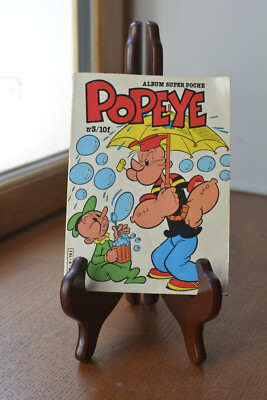 Figurines BD Vintage 1970 – Popeye Et Olive (Bronco CD) Hauteur 15 Cm, Collection