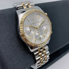 Michael Kors MK5955 Lexington Stainless Steel Two Tone Band Women's Watch