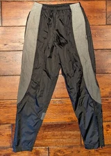 IllumiNITE Mens Hydrogard Waterproof Reflective Technical Track Pants Size M NWT