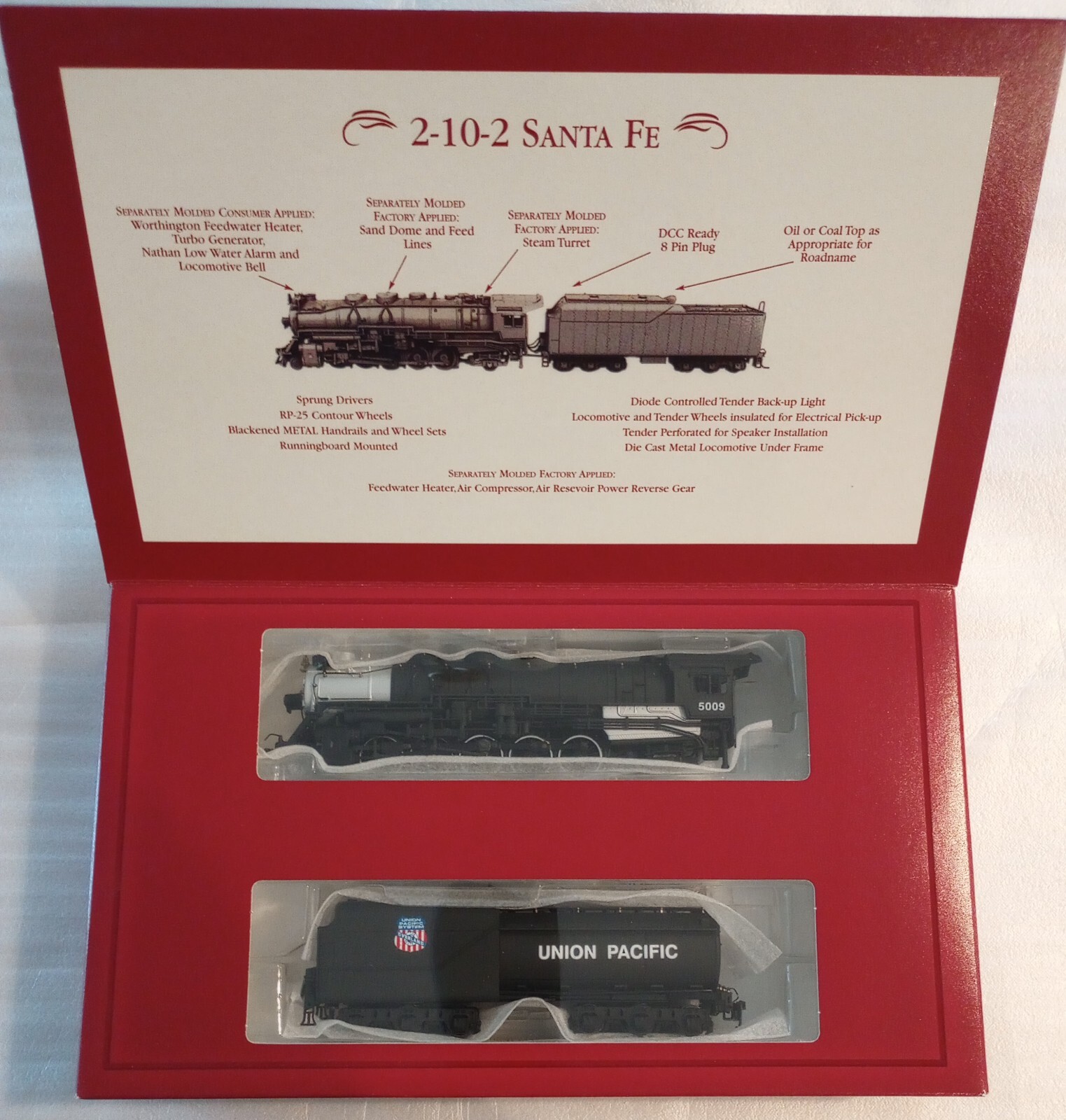 HO Scale Union Pacific 2102 Steam 5009 eBay