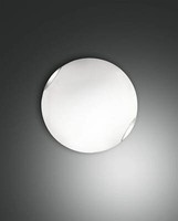 Fabas Luce Deckenleuchte Fox E27 Ø300Mm Weiß, Made In Italy