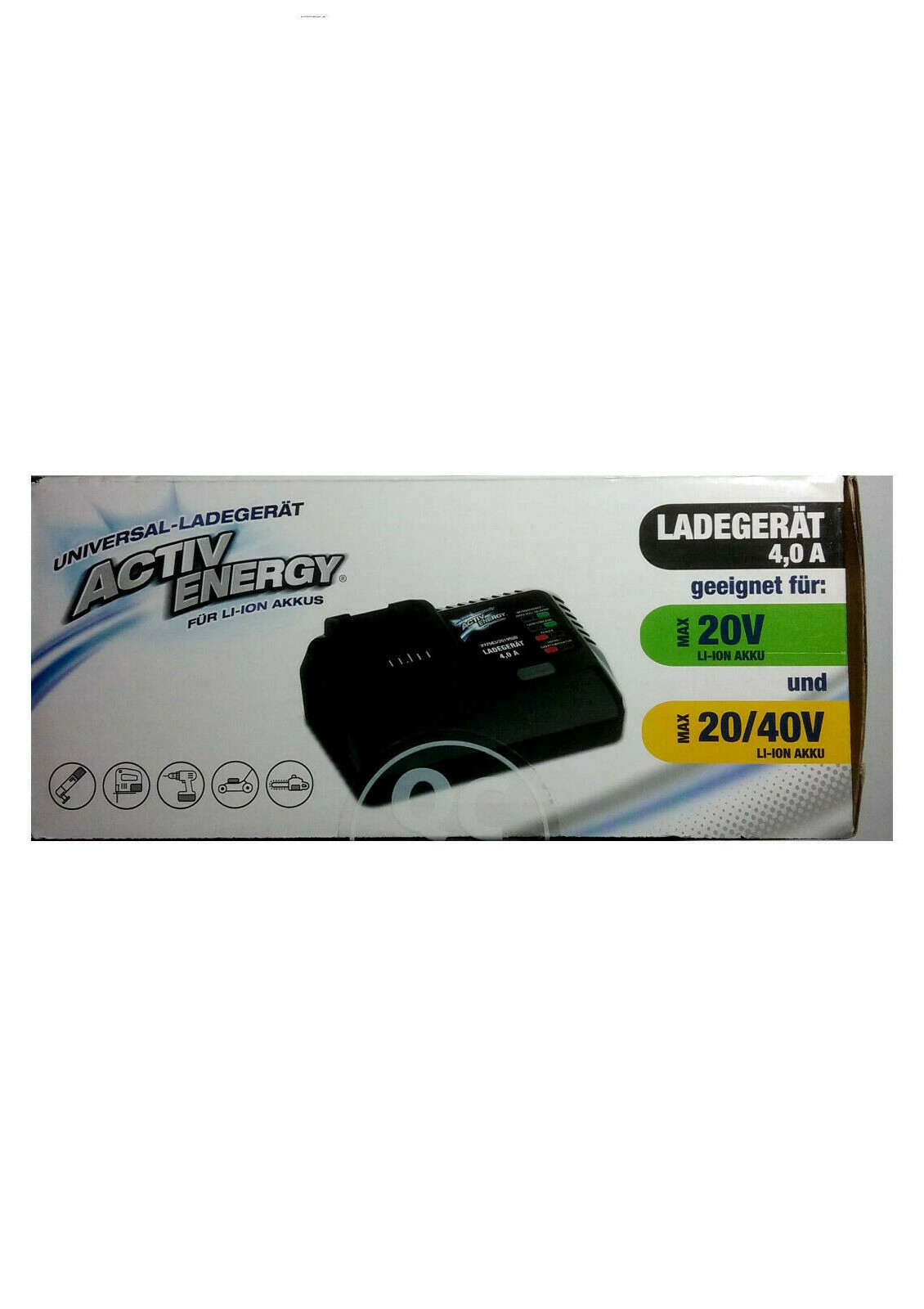 Ferrex Activ Energy Charger for 20/40V | Grelly UK