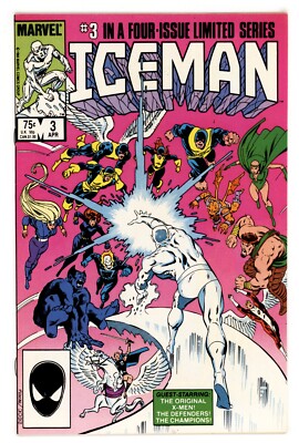 Iceman (1st series) #3 NM- 9.2 1984 Mike Zeck Cover