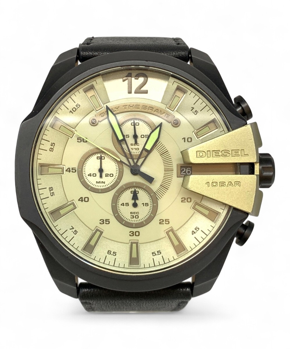 DIESEL Mega Chief Watch Olive DZ-4495 Authentic Men 1460