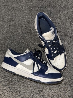 Nike Dunk Low Sneaker blau/weiß   Gr. 45   getragen (Gebrauchsspuren)