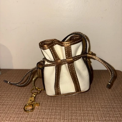 Mini sac porte-clés maroquinerie LANCEL Elsa Sceau ancienne collection - Photo 1/4