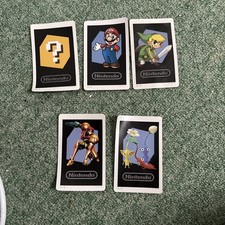 5 Nintendo Cards A-1,2,3,5,6 