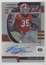 2020 Panini Prizm Draft Picks Rookies Silver Brian Herrien #134 Auto v7j