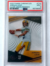 2020 Panini Chronicles #CV4 JORDAN LOVE Clear Vision Rookies RC PSA 9 Mint