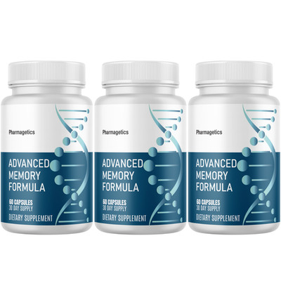 Memory Advance Formula Brain Support Supplement Pills (3 Bottles) Official
