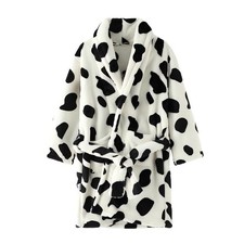 Children's Flannel Bathrobe Soft Warm Kids Pajamas Sleepwear Loungewear Robe