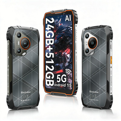 Blackview BL7000 5G AI Outdoor Smartphone 24GB+512GB Android 15 120Hz NFC Handy