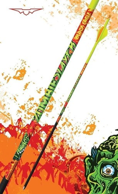 #ad #ad Black Eagle Zombie Slayer Carbon Arrows 350 .003quot; amp; Blazer Vanes 1 2 Dozen $67.99