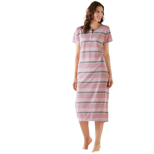 Chemise de nuit femme Redbest jersey simple - Photo 1/6