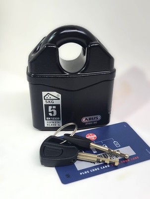 ABUS 37RK/80 Granit Plus Padlock - High Security Re-Keyable - Solid Steel Body