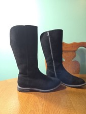 CAT JACK Black Knee-High Girls Boots SIZE 2..........