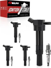 Ignition Coil Pack And Iridium Spark Plugs Set For Hyundai Kia 1.8L 2.0L 4 Piece