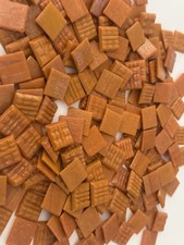 200 Glass Vitreous Orange Mosaic Glass Tiles Art Craft Home Decor