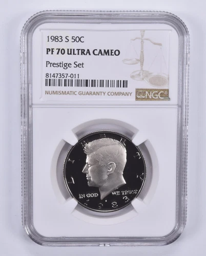 1983-S Kennedy Half Dollar Prestige Set PF70 UCAM NGC Brown Label *9516