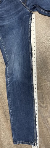 Pantalones de mezclilla Levis 511 BlueJeans 34x36 (32x34) calce ajustado elástico lavado medio - Imagen 6 de 6