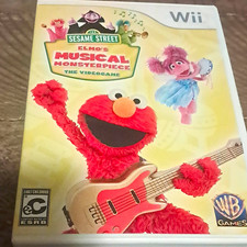 WB Games Sesame Street Elmo's Musical Monsterpiece Wii NTSC-U/C EC Manual