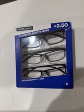 Ladies Foster Grant Reading Glasses 2.50 3 Pack Free shipping New Open Box C2