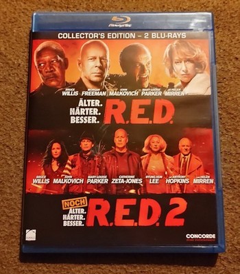 R.E.D. - Teil  1+2 - Collector's Edition [Blu-ray] Bruce Willis