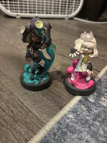 Nintendo Splatoon Amiibo Marina and Pearl Inkling Girl Lot | eBay