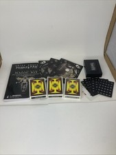 Criss Angel Mindfreak Deck 1 And 2 With Instruction Book And DVDs  Extras