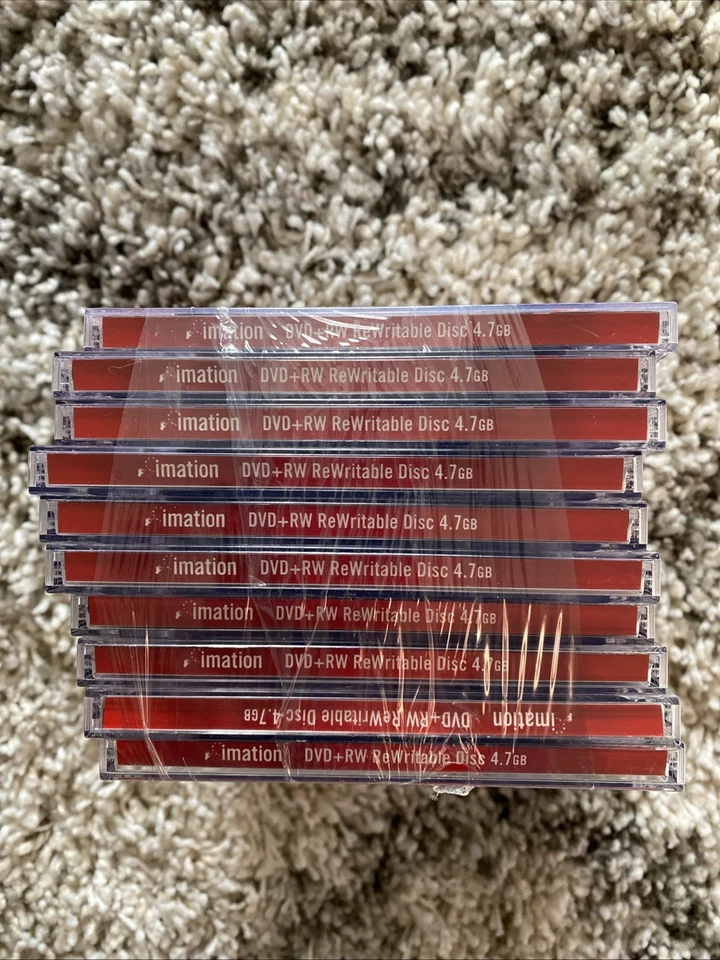 Imation DVD+RW 4.7 GB Rewriteable Disc qty 10 4 Hours EP Mod)e 2 Hours (SP Mode) - Image 3 of 4