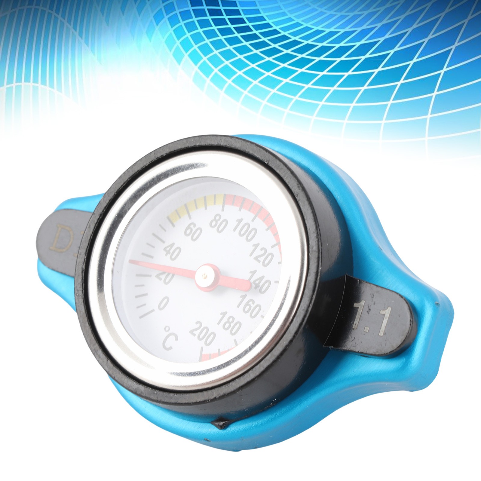 Thermostatic Cap Accurate Temperature Gauge For Cars Aluminum
