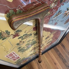 Twisted Derby Cane Artisan MultiColor Layer Exotic Wood Walking Stick 36  New Tip