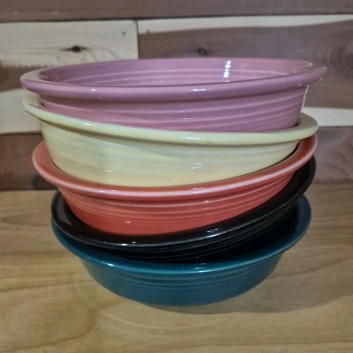 5 Fiesta 7" Bowls Various Colors Fiestaware
