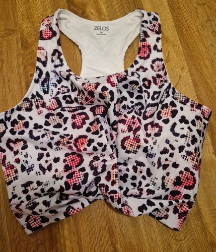 Zelos Workout Leggings Sport BH passendes Set Multi Leopard Medium kostenloser Versand - Bild 6 von 8