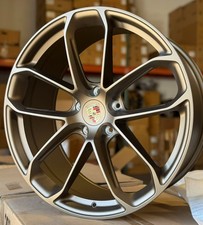 22 Wheels Fit Porsche Panamera Matte Bronze Staggered Cayenne Taycan Rims New