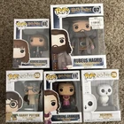 Funko Pop! Vinyl: Harry Potter - Hermione Granger Harry  Hedwig Hagrid