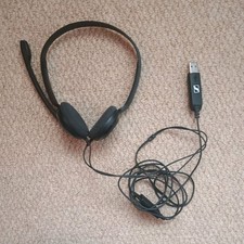 Sennheiser PC8 Headet USB Headphones and Microphone Inbuilt Volume/Mute Control