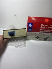 Gemini III Db25 2 Way Manual Data Switch Box Parallel Serial D-sub 25 Pin Fem