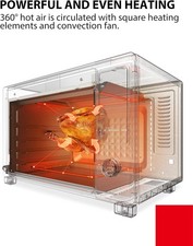 Black Stainless Steel Black Toaster Oven Toaster Ovens for sale