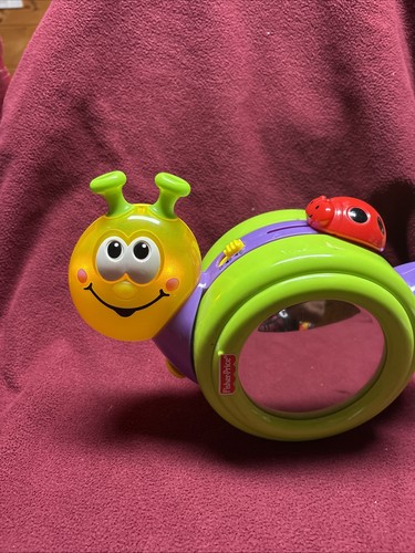 Fisher-Price Go Baby Go 1-2-3 Crawl Along With Me Musical Snail Works - Picture 5 of 11