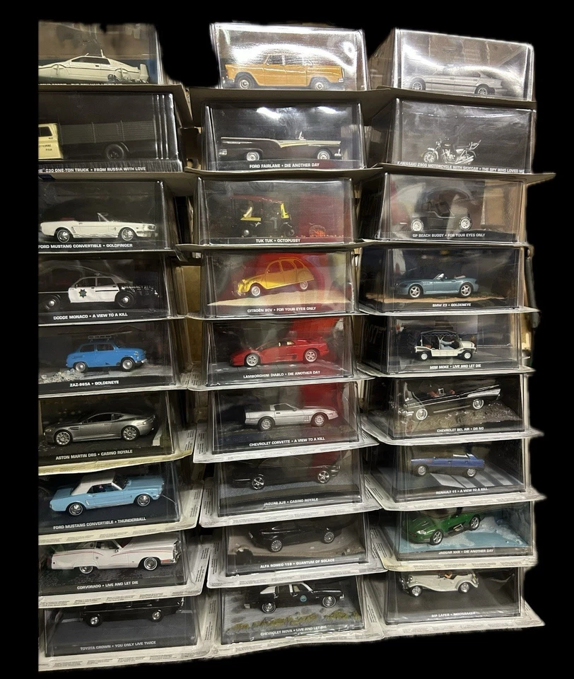 Collezione 80 Modellini Auto James Bond 007 - Scala 1:43 - GE Fabbri - Immagine 3 di 4